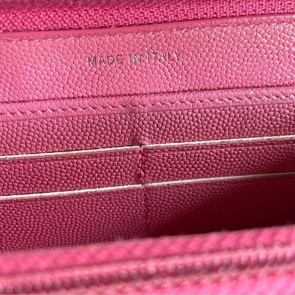 CHANEL Long Wallet Pink CC Mark/Coco Button (Made in Italy🇮🇹) - Picture 10 of 11
